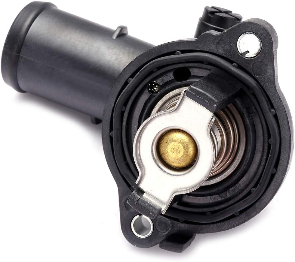 Engine Coolant Thermostat and Housing Assembly Compatible with Dodge Durango 2011-2017, Jeep Grand Cherokee 2011-2019