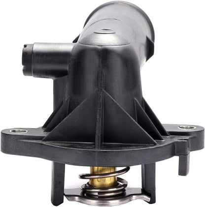 Engine Coolant Thermostat and Housing Assembly Compatible with Dodge Durango 2011-2017, Jeep Grand Cherokee 2011-2019