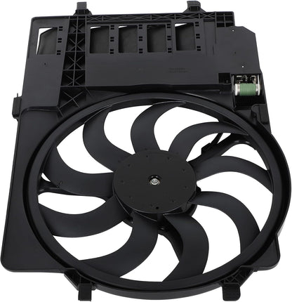 Engine Cooling Fan Assembly Compatible with 2002-2003 Mini Cooper 1.6L (Models 17101475577, 620902, 621980)