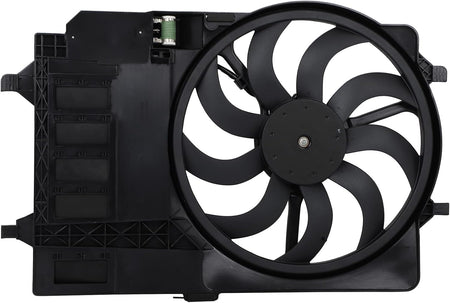Engine Cooling Fan Assembly Compatible with 2002-2003 Mini Cooper 1.6L (Models 17101475577, 620902, 621980) - KUDUPARTS