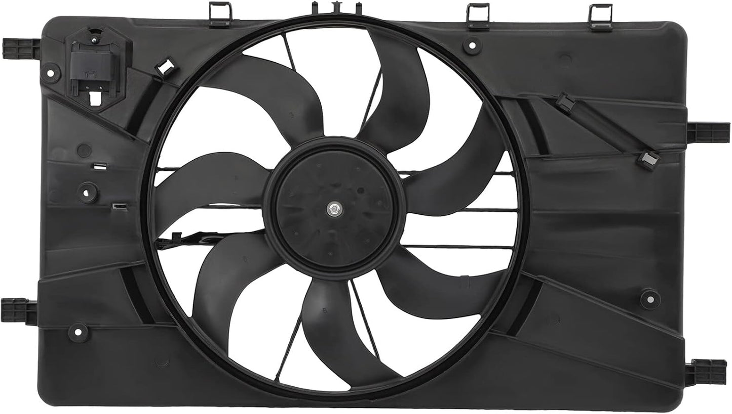 Radiator Cooling Fan Compatible with 2012 Buick Verano & 2011–2016 Chevrolet Cruze