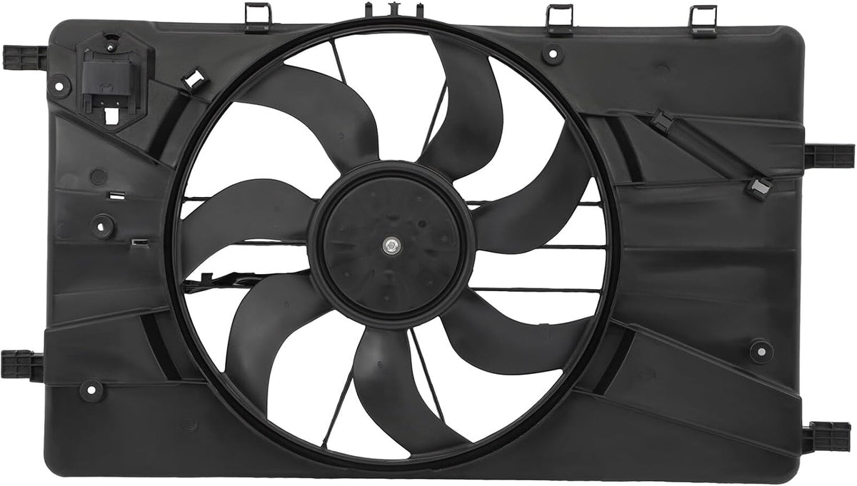 Radiator Cooling Fan Compatible with 2012 Buick Verano & 2011–2016 Chevrolet Cruze - KUDUPARTS