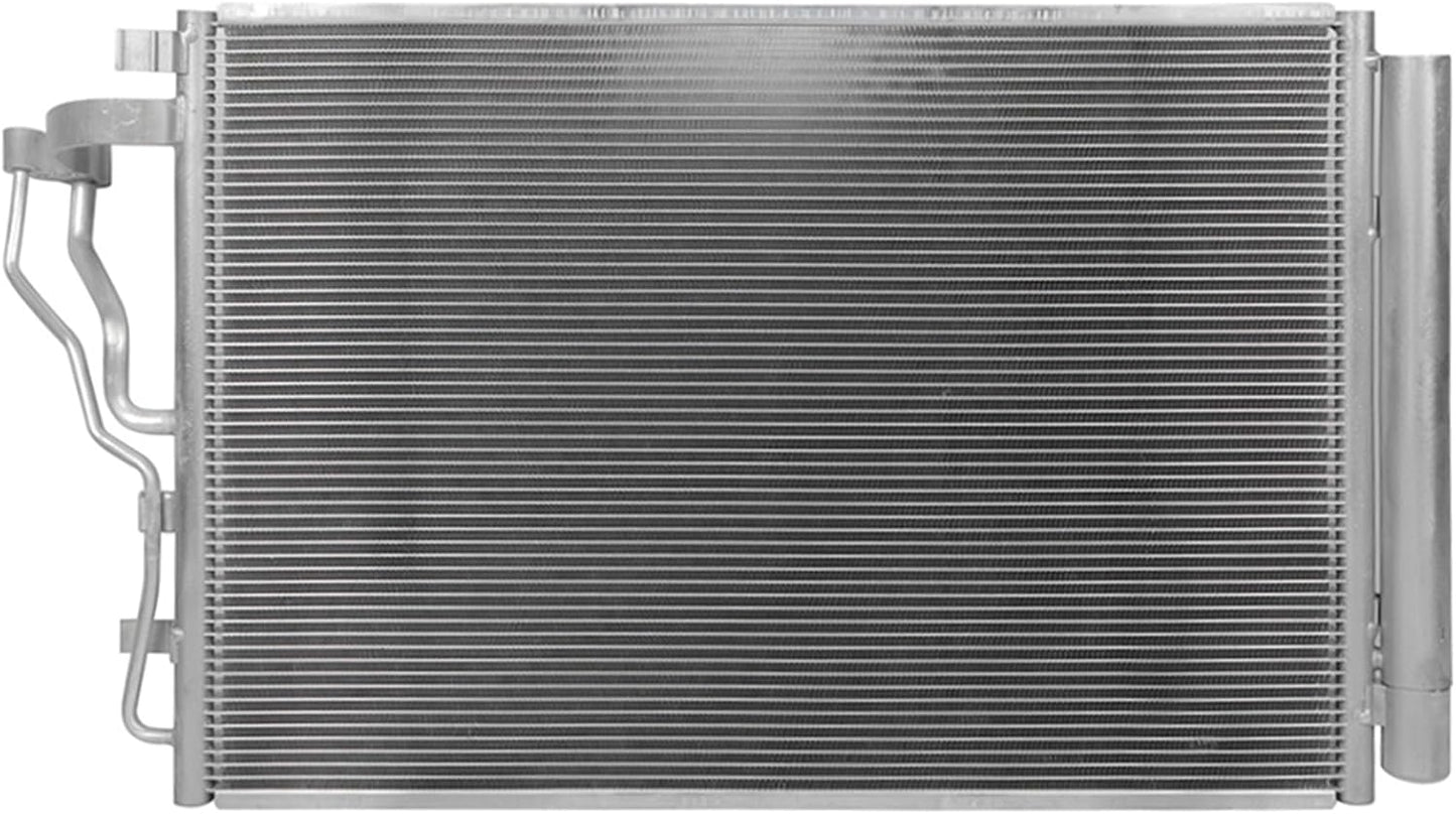 4519 Cooling Fan Assembly A/C Condenser for 2014-2016 Hyundai Elantra, 2014 Elantra Coupe, 2016-2017 Elantra GT, 2015-2016 Kia Forte