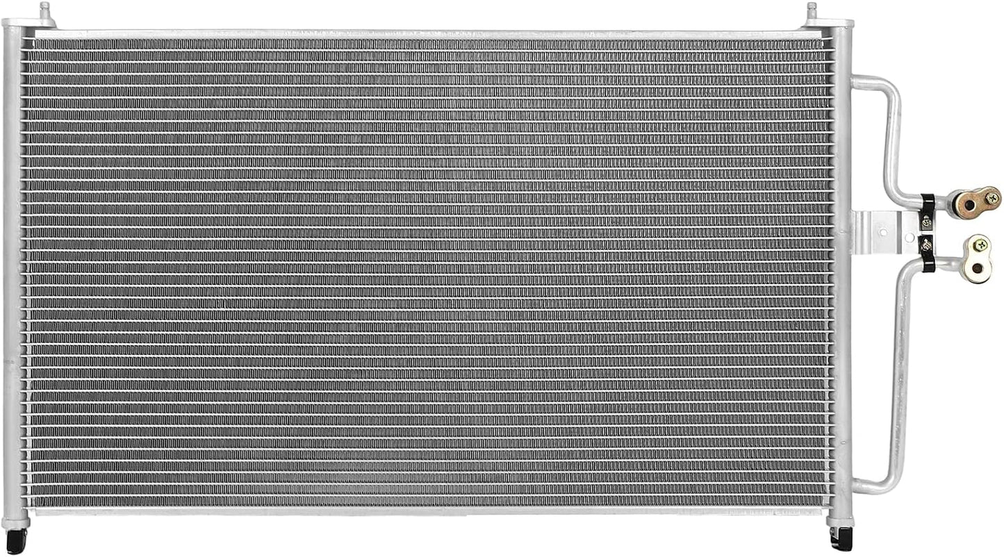 AC Condenser Compatible with 2005-2007 Ford Escape, 2005-2007 Mercury Mariner, 2005-2006 Mazda Tribute – Radiator Cooling Fan Assembly, Replacement 3298