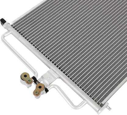 AC Condenser Compatible with 2005-2007 Ford Escape, 2005-2007 Mercury Mariner, 2005-2006 Mazda Tribute – Radiator Cooling Fan Assembly, Replacement 3298