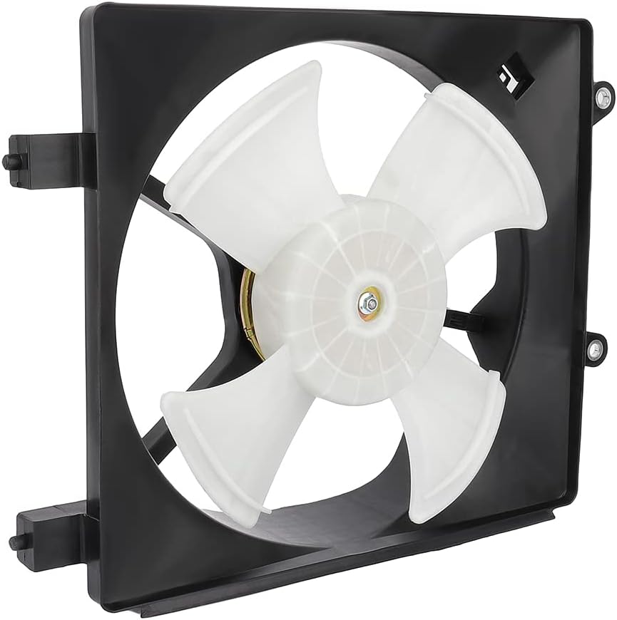 Radiator Cooling Fan Assembly Compatible with 2001-2005 Honda Civic – Engine Cooling Fan Replacement (620-220, 620220, 38605PLCJ013, 38616PMMA01, HO3113114, 101M26001E)