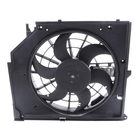 Radiator Condenser Cooling Fan Assembly Replacement for BMW 320i 325Ci 325i 328i 330Ci 330i 330xi (2001-2005) - KUDUPARTS