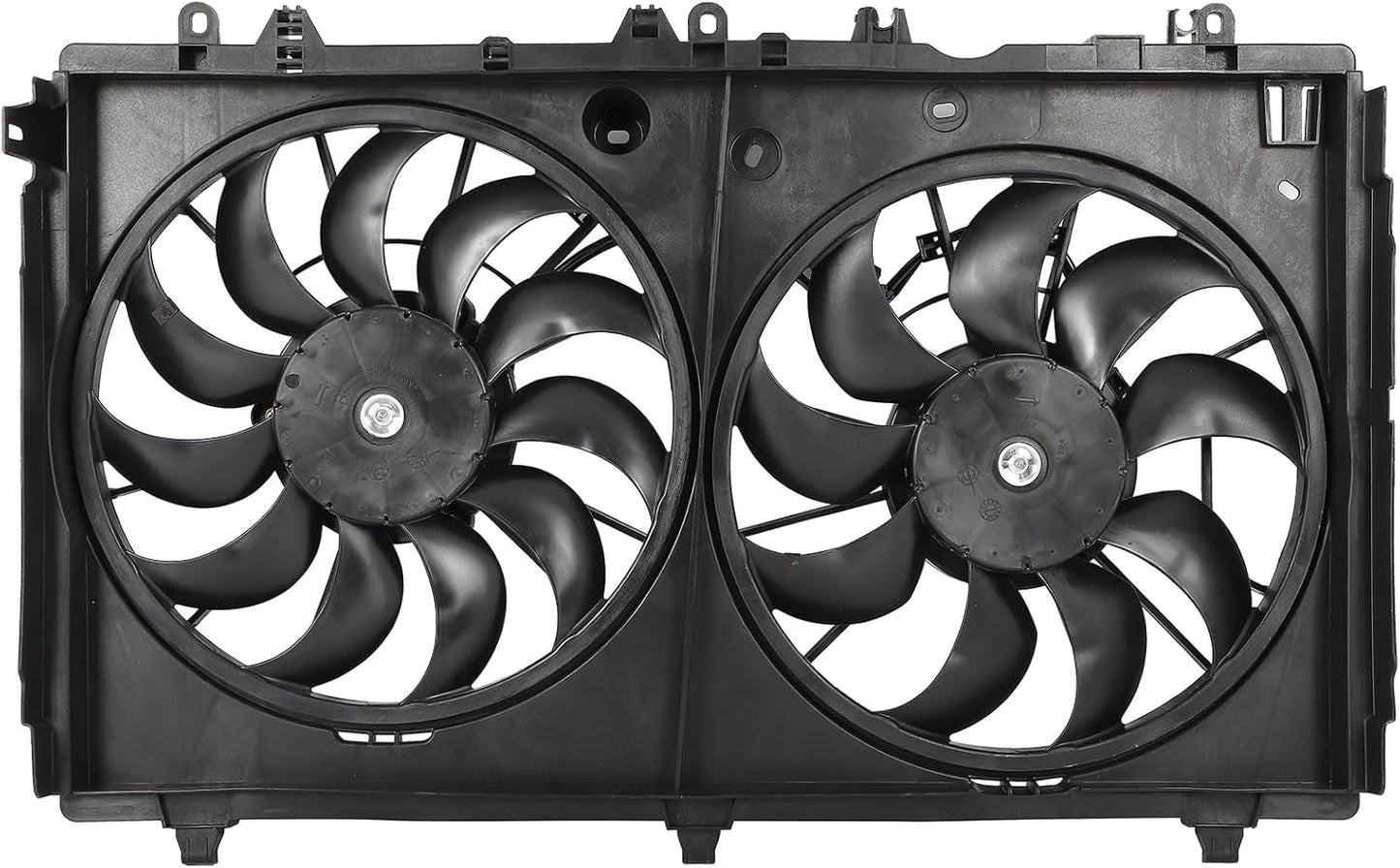 Air Conditioning A/C Condenser & Cooling Fan Assembly Compatible with 2018-2020 Mitsubishi Eclipse Cross – Replaces MI3115157, 1355A449PFM, 1355A449