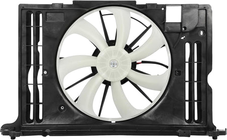 Radiator Cooling Fan Assembly Compatible with 2009-2010 Pontiac Vibe, 2009-2013 Toyota Corolla, 2009-2014 Toyota Matrix – Replaces 621-363, 622130, FA70779, 163610T040, 88975763, TO3115166 - KUDUPARTS