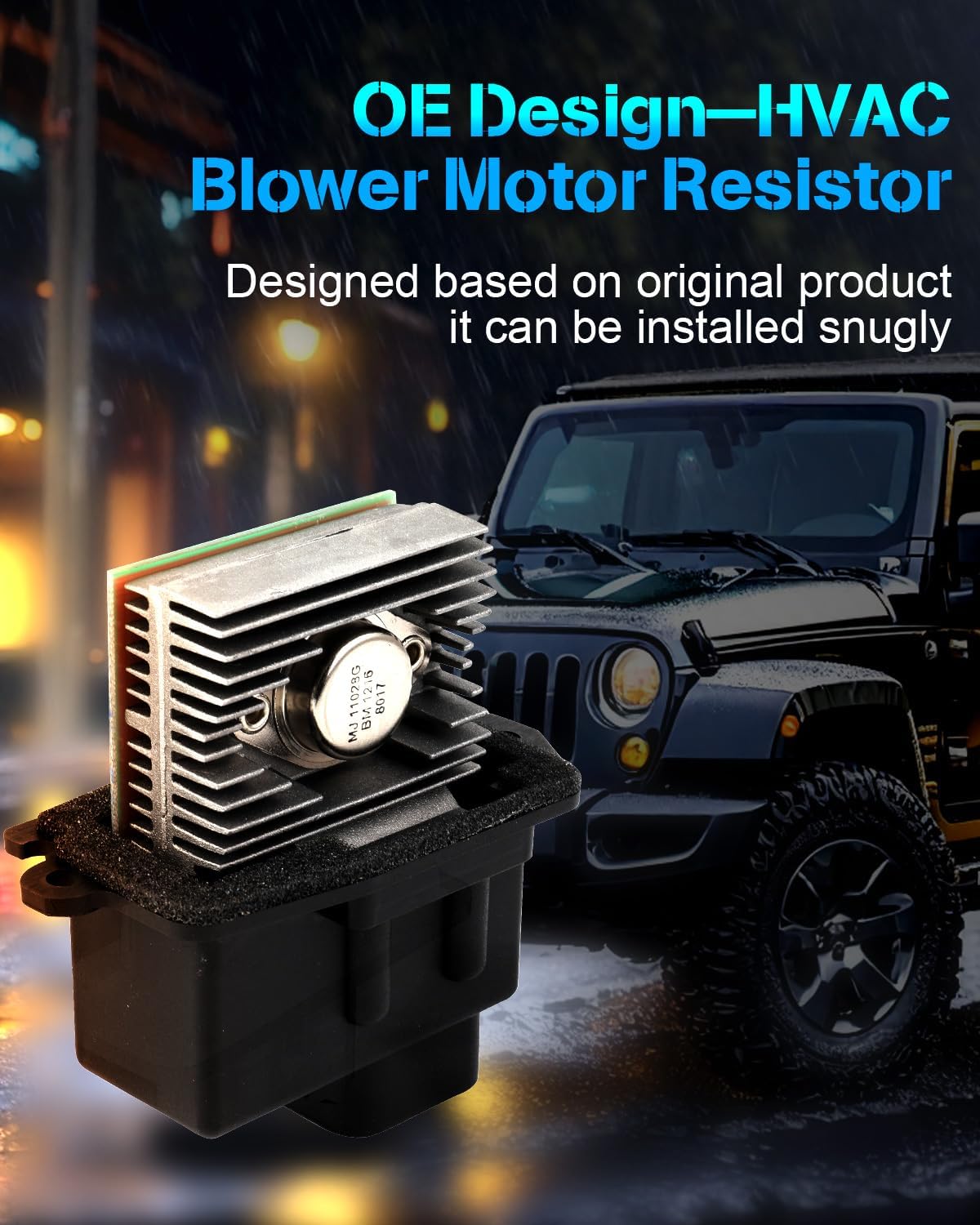 AC Blower Motor Resistor Compatible with 1998-2001 Ford Explorer, 2001 Explorer Sport Trac & Ranger, 1998-2001 Mercury Mountaineer – HVAC Heater Blower Control Module RU539