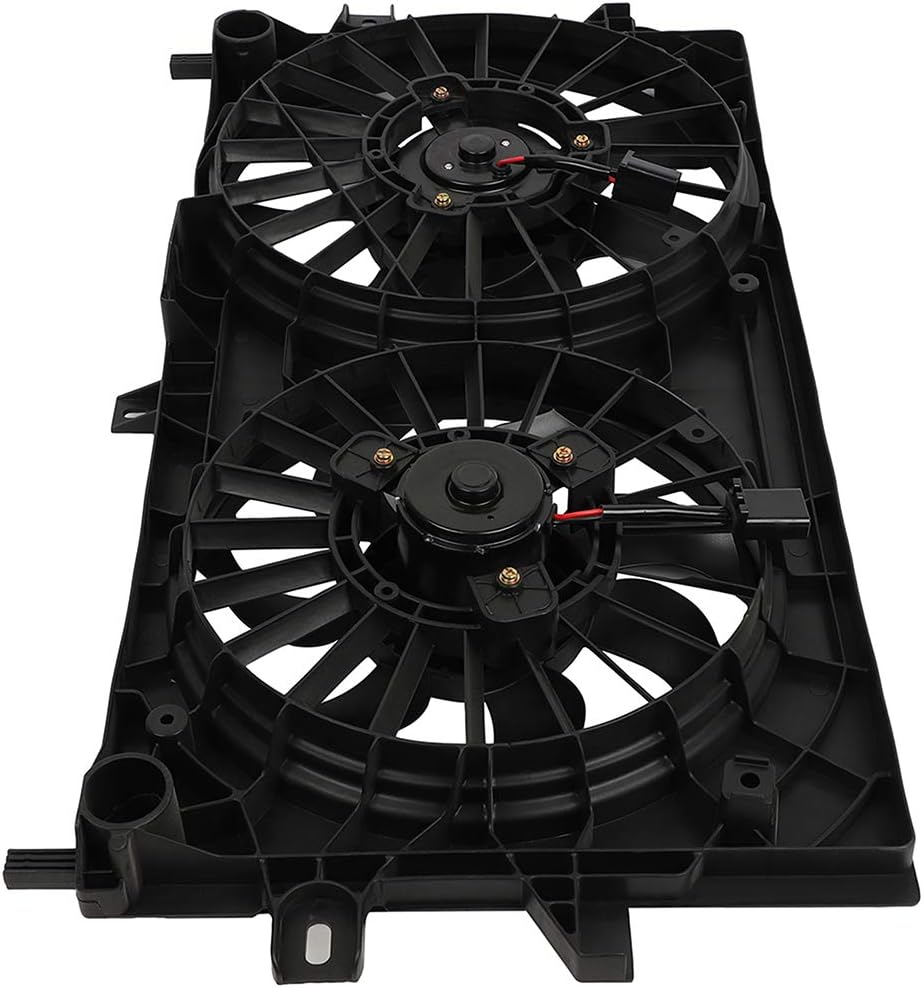Radiator Cooling Fan Assembly Compatible with 2005-2008 Buick LaCrosse & 2006-2011 Chevrolet Impala – Replaces 621420, 674-00240, GM3115187, 620974, 620973, 621430, 76028, 76022, 1580591