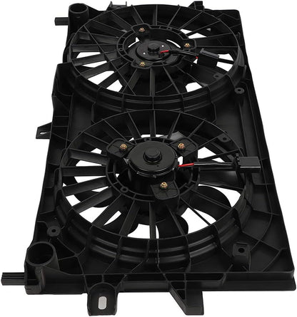 Radiator Cooling Fan Assembly Compatible with 2005-2008 Buick LaCrosse & 2006-2011 Chevrolet Impala – Replaces 621420, 674-00240, GM3115187, 620974, 620973, 621430, 76028, 76022, 1580591