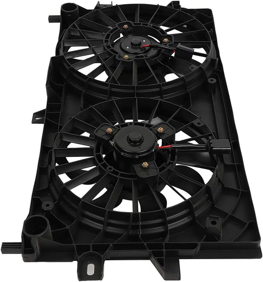 Radiator Cooling Fan Assembly Compatible with 2005-2008 Buick LaCrosse & 2006-2011 Chevrolet Impala – Replaces 621420, 674-00240, GM3115187, 620974, 620973, 621430, 76028, 76022, 1580591 - KUDUPARTS