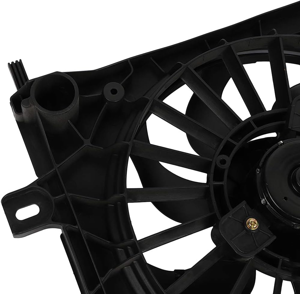 Radiator Cooling Fan Assembly Compatible with 2005-2008 Buick LaCrosse & 2006-2011 Chevrolet Impala – Replaces 621420, 674-00240, GM3115187, 620974, 620973, 621430, 76028, 76022, 1580591
