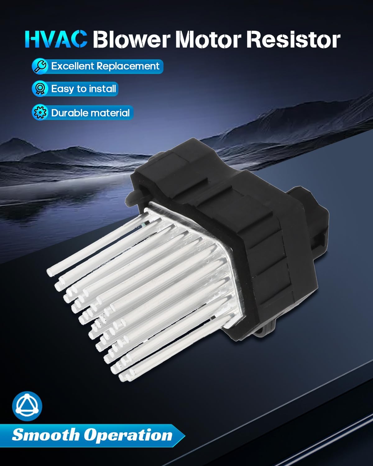 Heater Blower Motor Fan Resistor – A/C Replacement Part for BMW 323Ci (2000), 323i (1999-2000), 325Ci (2001-2006), 325i & 325xi (2001-2005)