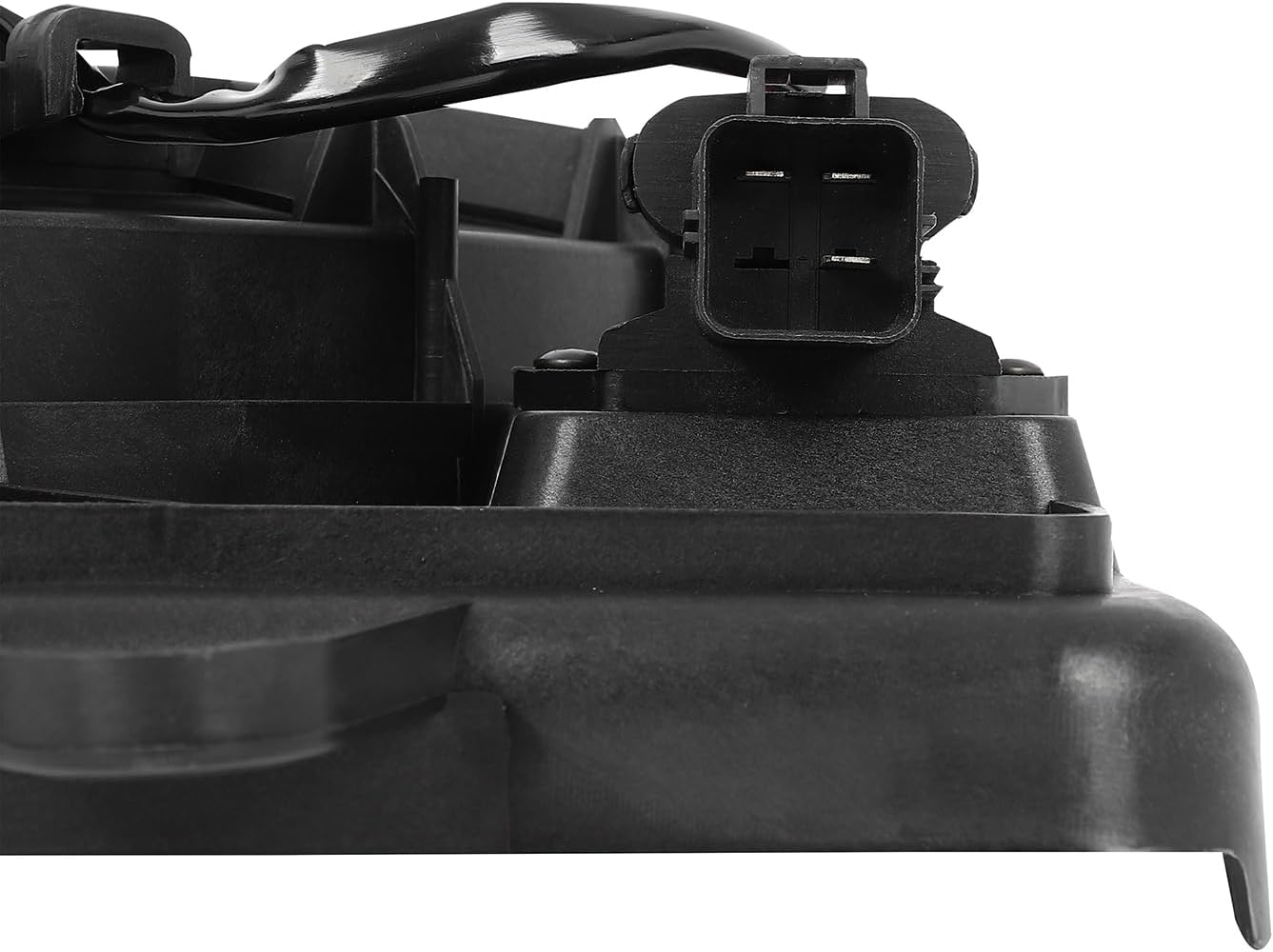 Radiator Cooling Fan Assembly Compatible with 2007-2011 Jeep Wrangler – Engine Cooling Fan Replacement (620-055, 621680, 76035, CF13027, FA70437, 55056642AB, 55057123AB, 68085950AA)