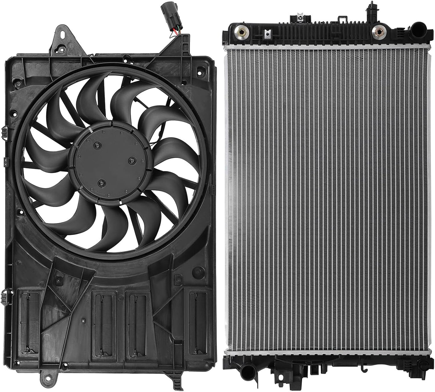 Radiator Cooling Fan Assembly 13574 | 624090 Replacement for 2016-2018 Chevrolet Malibu 1.5L