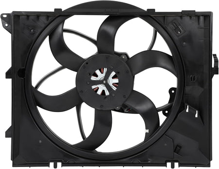 Radiator Cooling Fan Assembly Compatible with 2008-2013 128i, 2006 325i/325xi, 2007-2013 328i – Replaces 622980, 622990, 2811867, 6010025, 76281, 76291 - KUDUPARTS