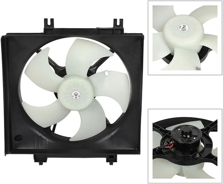 A/C Condenser Cooling Fan Assembly Compatible with 2009-2013 Subaru Forester & 2008-2011 Impreza - KUDUPARTS