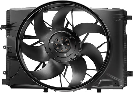 Radiator Cooling Fan Compatible with Mercedes-Benz C230 2008-2009, C250 2010-2015, C300 2008-2014, C350 2008-2015 - KUDUPARTS
