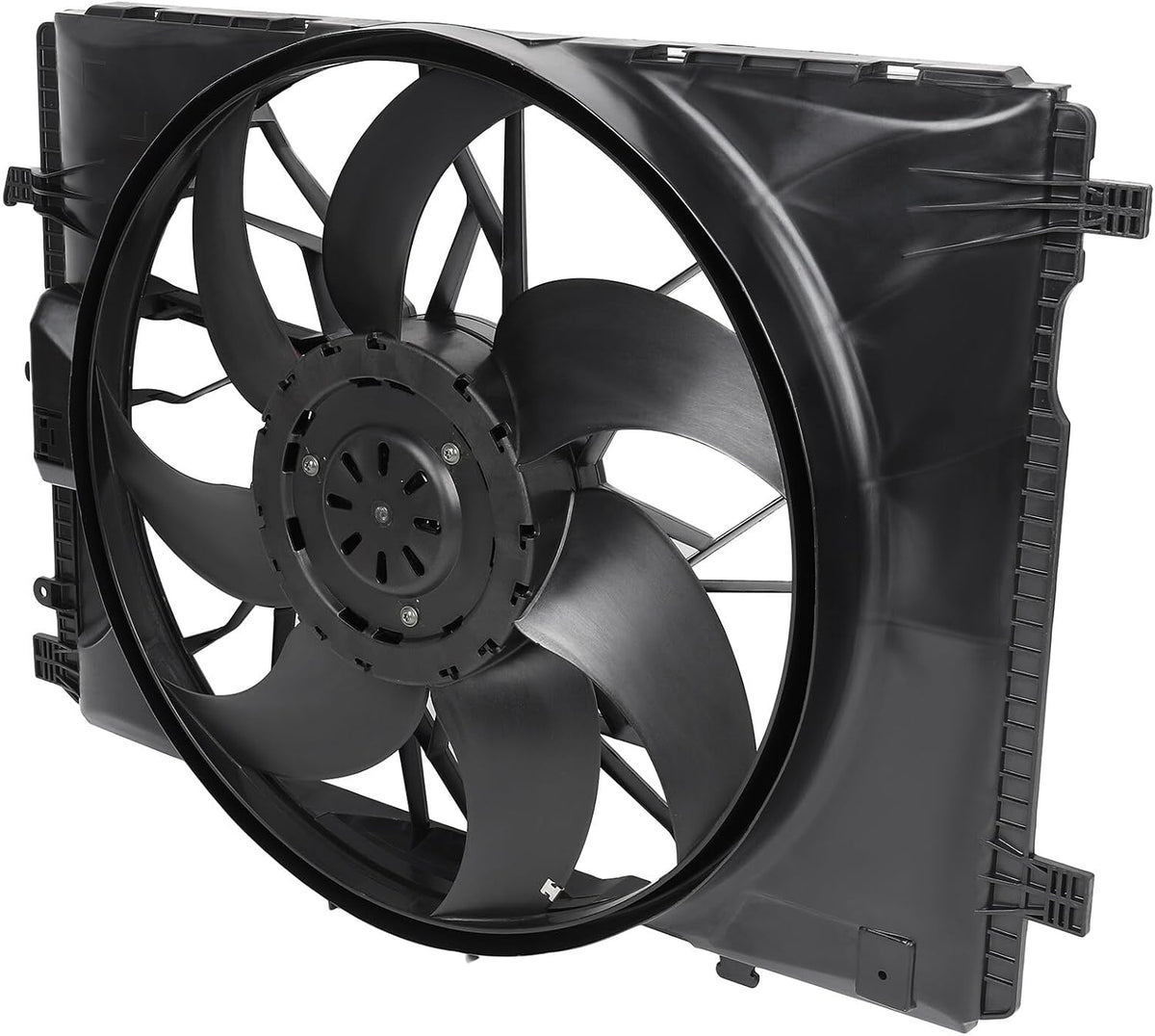 Radiator Cooling Fan Compatible with Mercedes-Benz C230 2008-2009, C250 2010-2015, C300 2008-2014, C350 2008-2015 - KUDUPARTS
