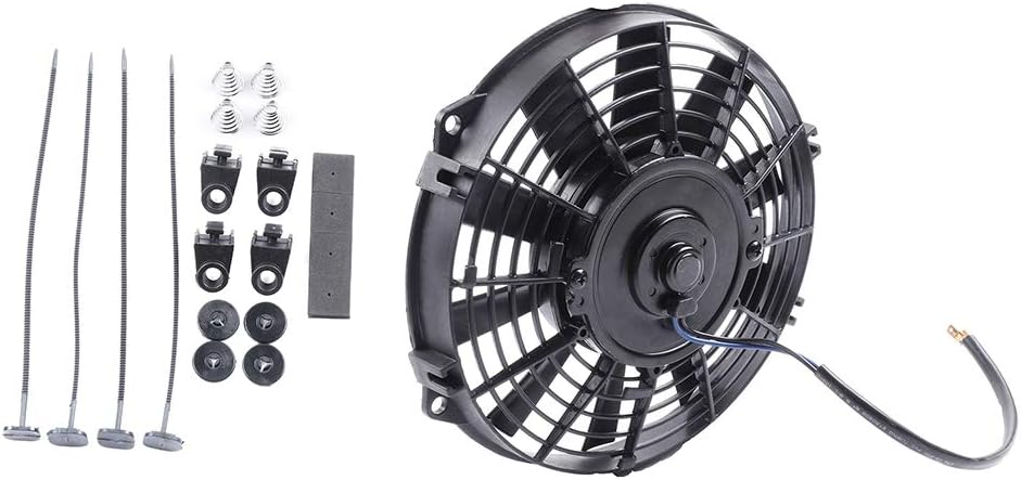 Universal A/C Condenser Compatible with Kia Amanti (2004-2006), Borrego (2009-2011), Cadenza (2014-2018) – Cooling Fan Assembly