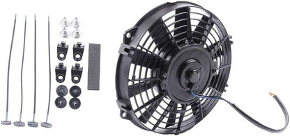 Universal A/C Condenser Compatible with Kia Amanti (2004-2006), Borrego (2009-2011), Cadenza (2014-2018) – Cooling Fan Assembly