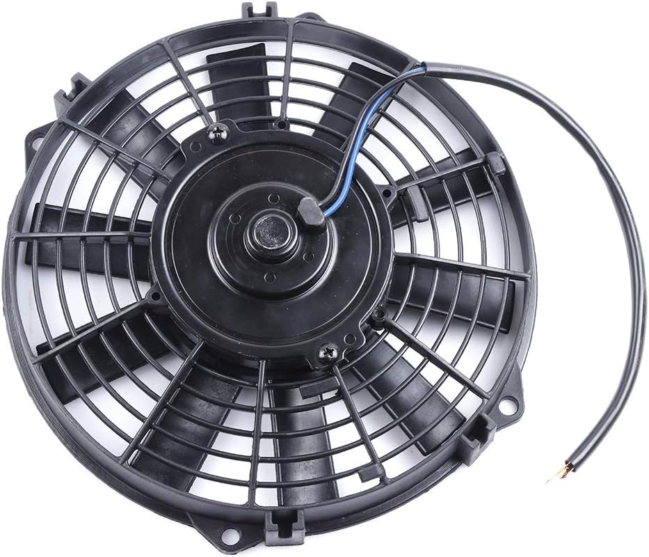 Universal A/C Condenser Compatible with Kia Amanti (2004-2006), Borrego (2009-2011), Cadenza (2014-2018) – Cooling Fan Assembly