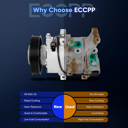 A/C Compressor with Clutch – Compatible with Hyundai Tucson 1.6L (2017-2018)