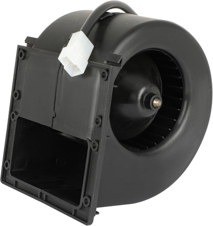 HVAC Blower Motor Assembly with Fan Cage – Compatible with 010-A70-74D, 010A7074D, SPAL 30003522 – 12V Single Wheel A/C Blower Motor