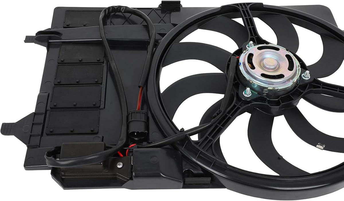 Radiator Cooling Fan Assembly Compatible with Mini Cooper 2003-2008 – 621080, 17117541092 - KUDUPARTS