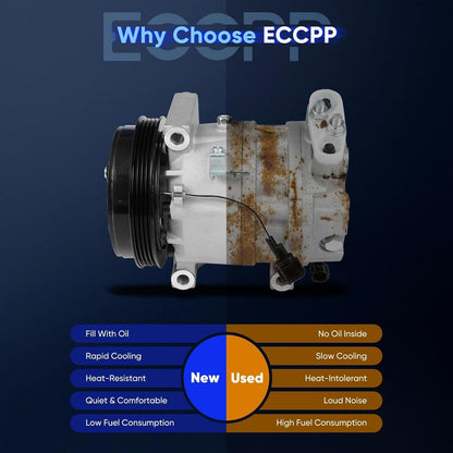 AC Compressor with Clutch – Compatible with INFINITI FX35, G35 3.5L (2003-2008)