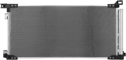 AC Condenser Compatible with 2019-2023 Toyota Corolla & 2019-2022 Lexus UX200 – Radiator Cooling Fan Assembly, Replacement 30155, 884A012010, CN30155PFC, TO3030338