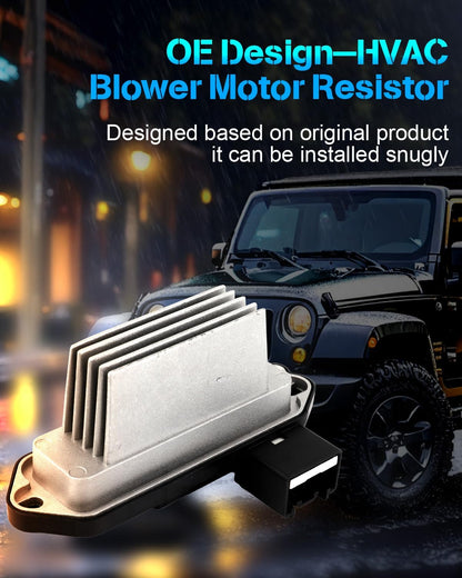 AC Blower Motor Resistor Compatible with Mazda 5 2008-2010, 2012-2015 | HVAC Heater Blower Resistor Control Module Replacement (973-247, RU742, 4P1704)