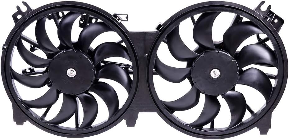 Radiator Cooling Fan Assembly Compatible with 2007-2016 Nissan Altima & 2016 Nissan Maxima – Replaces 620-453, 621660, FA70435, 214813NT0A, 214813TB0A, 214813TB0B, 21481JA000, 21481JA100, 21481ZX51A