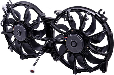 Radiator Cooling Fan Assembly Compatible with 2007-2016 Nissan Altima & 2016 Nissan Maxima – Replaces 620-453, 621660, FA70435, 214813NT0A, 214813TB0A, 214813TB0B, 21481JA000, 21481JA100, 214 - KUDUPARTS
