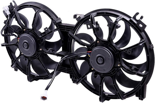 Radiator Cooling Fan Assembly Compatible with 2007-2016 Nissan Altima & 2016 Nissan Maxima – Replaces 620-453, 621660, FA70435, 214813NT0A, 214813TB0A, 214813TB0B, 21481JA000, 21481JA100, 214 - KUDUPARTS