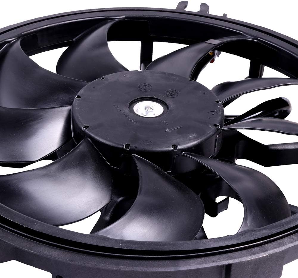 Radiator Cooling Fan Assembly Compatible with 2007-2016 Nissan Altima & 2016 Nissan Maxima – Replaces 620-453, 621660, FA70435, 214813NT0A, 214813TB0A, 214813TB0B, 21481JA000, 21481JA100, 214 - KUDUPARTS