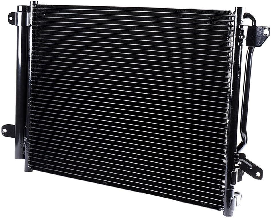 620-805 Cooling Fan + 3889 Condenser Replacement for 2012-2014 Volkswagen Beetle & 2011-2013 Volkswagen Jetta - KUDUPARTS