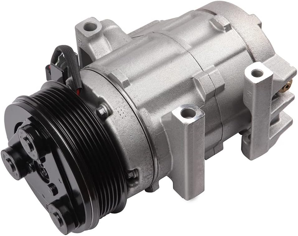AC Compressor with Clutch – Compatible with Ford F-150, F-250, F-350, F-450, F-550 (4.6L, 5.4L, 6.4L, 2007-2010) & Lincoln Navigator (5.4L, 2007-2014) – Fast Cooling