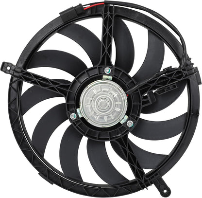 Radiator Cooling Fan Assembly Compatible with Mini Cooper 2007-2015, Cooper Countryman 2013-2016, Paceman 2013-2016 – Replaces 622490, 621372, 17422754854, 17422754842