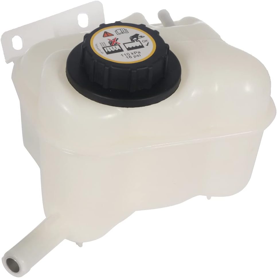 Coolant Radiator Reservoir Tank 21030881, 603-121 - Coolant Overflow Expansion Bottle with Cap and Sensor for Saturn