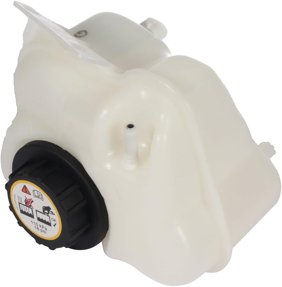 Coolant Radiator Reservoir Tank 21030881, 603-121 - Coolant Overflow Expansion Bottle with Cap and Sensor for Saturn
