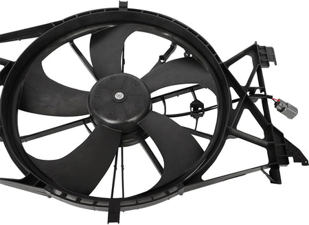 Cooling Fan Assembly Radiator Fit for 2009-2010 Dodge Ram 1500, 2011-2018 Ram 1500, 2019 Ram 1500 Classic - KUDUPARTS