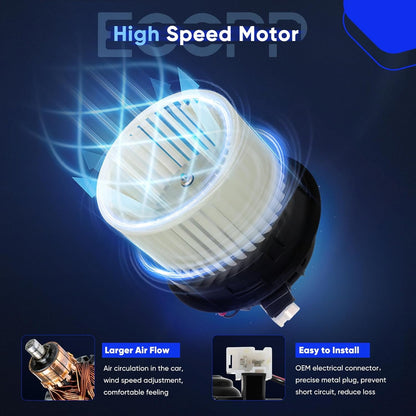 AC Blower Motor Compatible with 2018-2023 Nissan Kicks & 2020-2023 Nissan Versa – HVAC Heater Blower Motor Replacement 700350