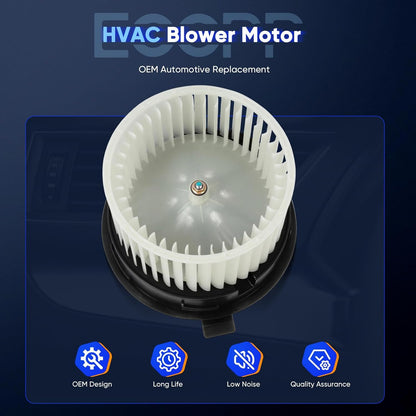 AC Blower Motor Compatible with 2018-2023 Nissan Kicks & 2020-2023 Nissan Versa – HVAC Heater Blower Motor Replacement 700350