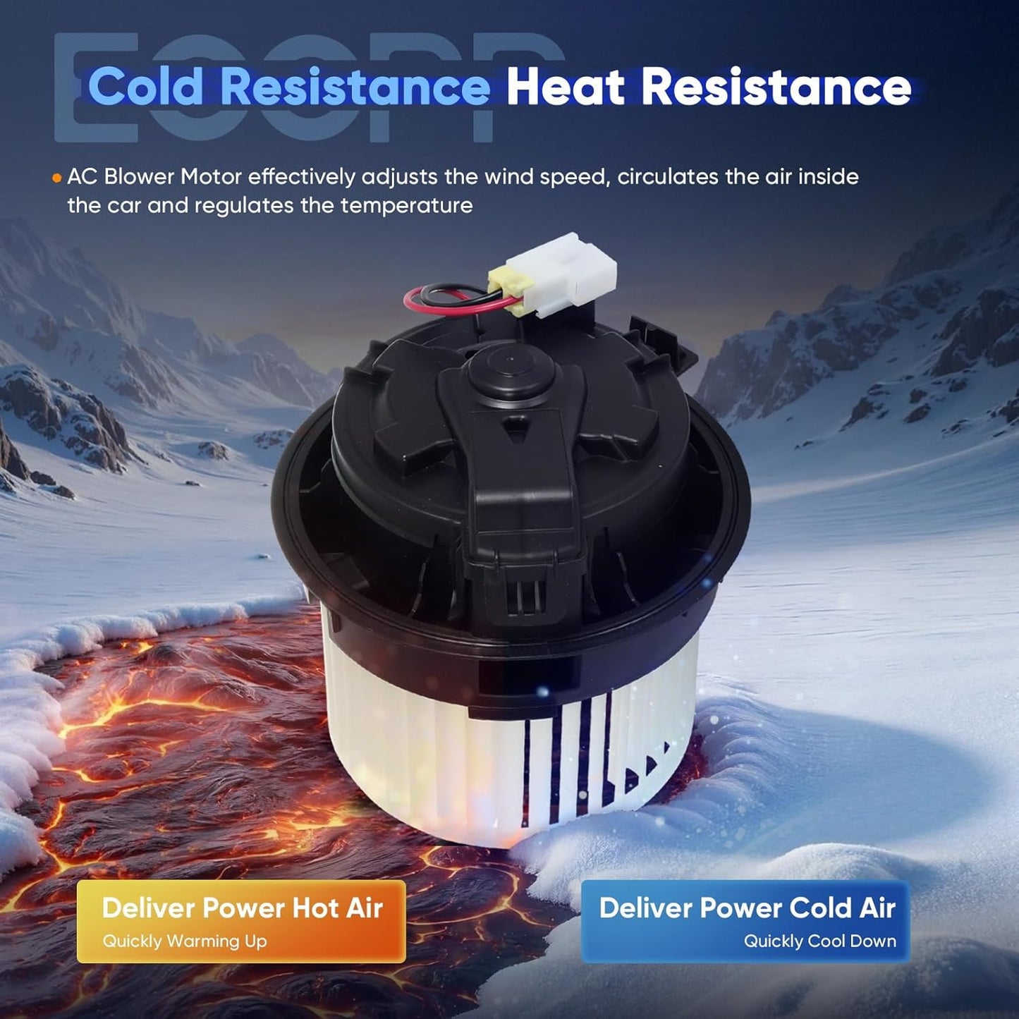 AC Blower Motor Compatible with 2018-2023 Nissan Kicks & 2020-2023 Nissan Versa – HVAC Heater Blower Motor Replacement 700350