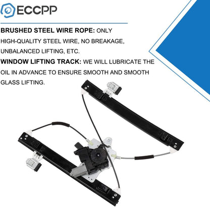 Front Left Driver Side Power Window Regulator with Motor Assembly for 2011-2015 Chevy Cruze – Replaces 75226747, 94532757, 95174196, 95265271, 95299706, 748-974