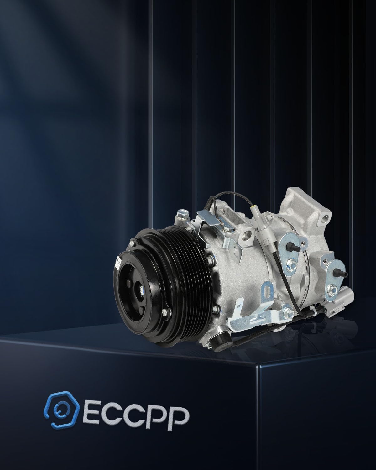 AC Compressor with Clutch – Fits 2007-2011 Toyota Camry 3.5L & 2005-2012 Toyota Avalon 3.5L | Fast Cooling, 7 Grooves - KUDUPARTS