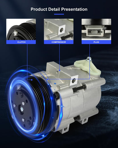 AC Compressor Fast Cooling – Compatible with Ford Escape & Mazda Tribute 3.0L (2001-2007)